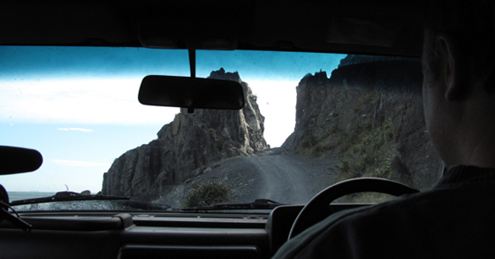 approaching devils gate
